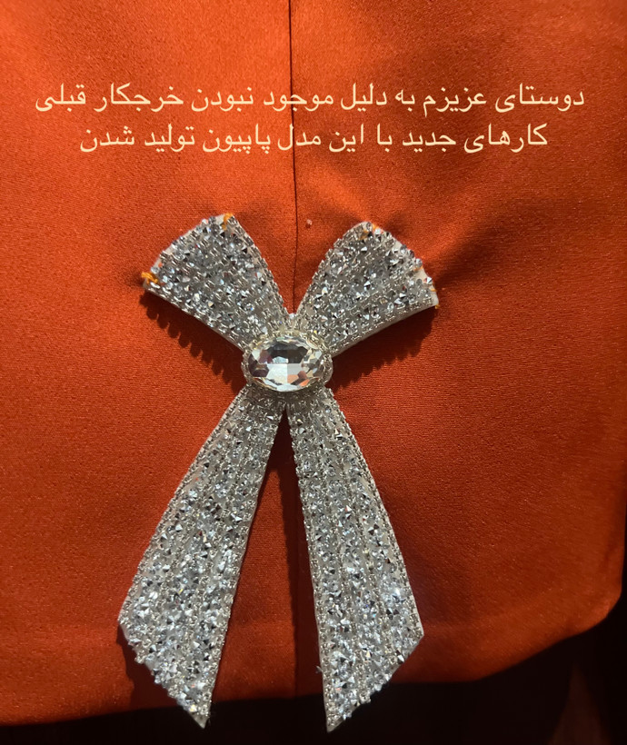 کراپ کت مجلسی زنانه مدل پاپیون بزرگ🎀